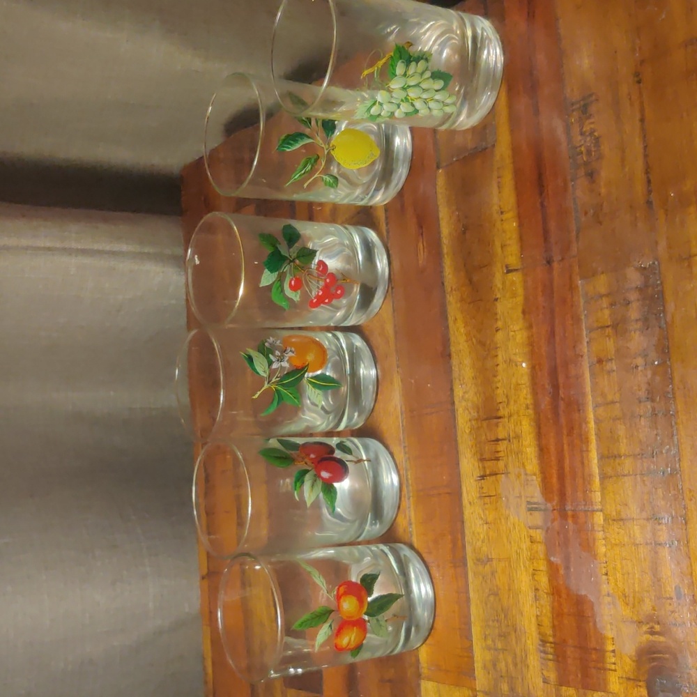 West Virginia Glass Company Juice Glass Set